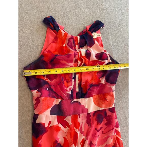 Eliza J Floral Print Halter Dress - size 4 - Picture 8 of 12